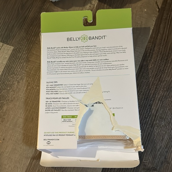 Belly Bandit Bamboo Belly Wrap Natural S/P - Picture 3 of 4